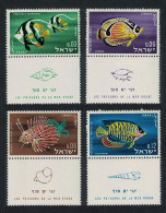 Israel Red Sea Fish 4v Tabs 1962 MNH SG#238-241 MI#266-269 Sc#231-234 - Sonstige & Ohne Zuordnung