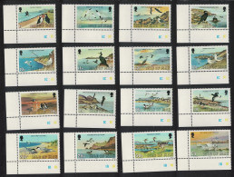 Isle Of Man Marine Birds 16v COMPLETE Corners 1983 MNH SG#232-247 Sc#224-239 - Man (Insel)