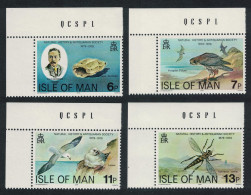 Isle Of Man Falcon Fulmar Birds Natural History Society Corners 1979 MNH SG#144-147 - Isle Of Man