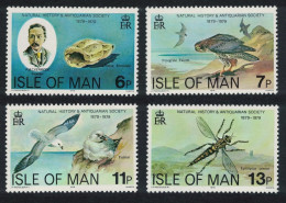 Isle Of Man Falcon Fulmar Birds Natural History Society 1979 MNH SG#144-147 - Man (Ile De)