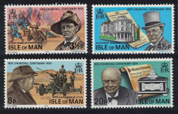 Isle Of Man Birth Centenary Of Sir Winston Churchill 4v 1974 MNH SG#54-57 Sc#48-51 - Man (Ile De)