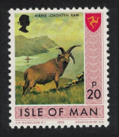 Isle Of Man Manx Loaghtyn Ram 20p 1973 MNH SG#31 - Isle Of Man