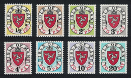 Isle Of Man Postage Due First Issue 8v Original 1973 MNH SG#D1-D8 - Man (Eiland)