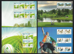 Ireland Golf Winners 4 Sheetlets 2006 MNH SG#1753=MS1808 - Unused Stamps