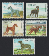 Ireland Terrier Wolfhound Spaniel Setter Dogs 5v 1983 MNH SG#558-562 - Unused Stamps