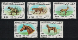 Iraq Horses Leopard Hyena Gazelle Fauna 5v 1969 MNH SG#829-833 - Iraq