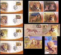 WWF Asiatic Cheetah Presentation Pack 2003 MNH SG#3136-3139 MI#2932-2935 Sc#2876 A-d - Iran