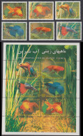 Ornamental Fish 6v+MS 2004 MNH SG#3145-3150 MI#2848-2853 +Block 38 - Iran