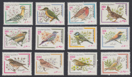 Birds 12v COMPLETE 1999 MNH SG#2990-2999b MI#2798=2885 - Iran