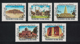 Mosque Mausoleum Preservation Of Cultural Heritage 1984 MNH SG#2256-2260 - Iran