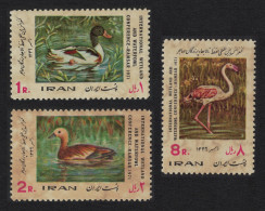 Shelduck Flamingo Birds 3v Def 1970 SG#1651-1653 MI#1498-1500 - Iran