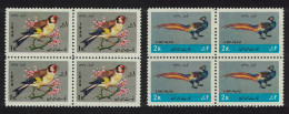 Birds New Year Blocks Of 4 1969 MNH SG#1570-1571 MI#1417-1418 - Iran