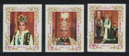 First Anniversary Of Coronation 3v 1968 MNH SG#1553-1555 MI#1400-1402 - Iran