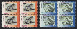 Iceland Europe CEPT Tales And Legends 2v Blocks Of 4 1997 MNH SG#885-886 - Neufs