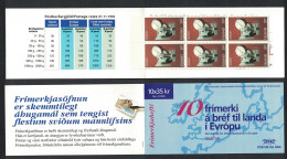 Iceland Europa CEPT Sculpture 35 Kr Booklet 1995 MNH SG#842 - Unused Stamps