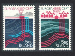 Iceland Europa Volcanoes 2v 1983 MNH SG#628-629 MI#598-599 - Ungebraucht