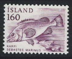 Iceland Greater Redfish Fish 1980 MNH SG#583 - Unused Stamps