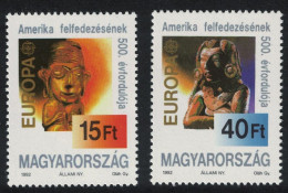 Hungary 500th Anniversary Of Discovery Of America By Columbus 2v 1992 MNH SG#4092-4093 - Unused Stamps
