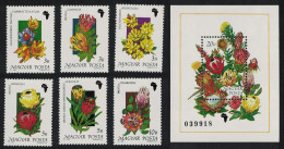 Hungary African Flowers 6v+MS 1990 MNH SG#3966-MS3972 - Neufs