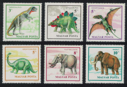 Hungary Prehistoric Animals 6v 1990 MNH SG#4001-4006 MI#4110-4115 - Nuovi