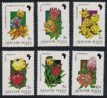 Hungary African Flowers 6v 1990 MNH SG#3966-3971 - Unused Stamps