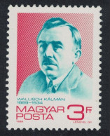 Hungary Kalman Wallisch Workers' Movement Activist 1989 MNH SG#3887 - Unused Stamps