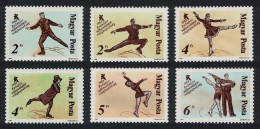 Hungary World Figure Skating Championships 6v 1988 MNH SG#3825-3830 - Nuovi