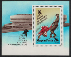 Hungary World Figure Skating Championships Budapest MS 1988 MNH SG#MS3831 - Neufs