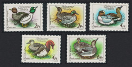 Hungary Birds Wild Ducks 5v 1988 MNH SG#3851-3855 MI#3972-3976A Sc#3136-3140 - Neufs