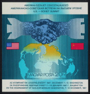 Hungary USSR-US Strategic Arms Reduction Talks MS Imperf 1987 MNH SG#MS3809 MI#Block 194B - Unused Stamps