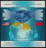 Hungary USSR-US Strategic Arms Reduction Talks MS 1987 MNH SG#MS3809 MI#Block 194B - Unused Stamps