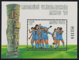 Hungary World Cup Football Championship Mexico MS 1986 MNH SG#MS3695 - Ungebraucht