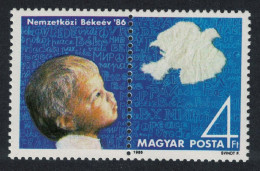 Hungary Bird International Peace Year 1986 MNH SG#3716 - Neufs