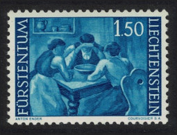 Liechtenstein Saying Grace At Table 1Fr50 1961 MNH SG#391 MI#397 Sc#349 - Unused Stamps