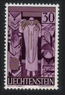 Liechtenstein Pope Pius XII Mourning 1959 MNH SG#378 - Unused Stamps