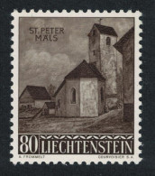 Liechtenstein St Peter's Chapel Mals-Balzers Christmas 1958 MNH SG#374 MI#376 Sc#331 - Unused Stamps