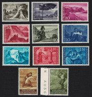 Liechtenstein Views 11v 1959 MNH SG#379=391 Sc#336=349 - Unused Stamps
