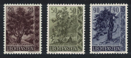 Liechtenstein Trees And Bushes 3v 1958 MNH SG#369-371 - Unused Stamps