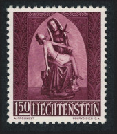 Liechtenstein 'Pieta' Sculpture Christmas 1957 MNH SG#362 MI#364 Sc#319 - Unused Stamps