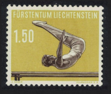 Liechtenstein Somersaulting On Parallel Bars Gymnastics 1956 MNH SG#354 MI#356 Sc#311 - Ongebruikt