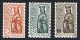 Liechtenstein Termination Of Marian Year 3v 1954 MNH SG#327-329 MI#329-331 Sc#284-286 - Ongebruikt