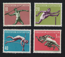 Liechtenstein Athletics 4v 1956 MNH SG#340-343 - Neufs