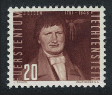Liechtenstein Jakob Degen Pioneer Of Flight 1948 MNH SG#261 MI#259a Sc#C26 - Unused Stamps