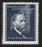 Liechtenstein Rheinberger Composer Blue 1938 MNH SG#173 MI#170 Sc#151 - Ungebraucht