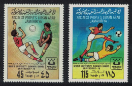 Libya Football Volleyball University Games 2v 1979 MNH SG#923-924 - Libya