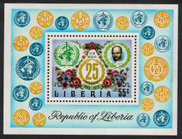 Liberia 25th Anniversary Of WHO MS 1973 MNH SG#MS1168 Sc#C198 - Liberia
