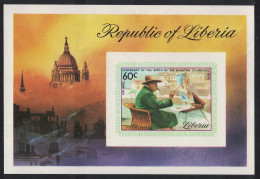 Liberia Sir Winston Churchill MS IMPERF 1975 MNH SG#MS1225 MI#Block 74B Sc#C204 - Liberia