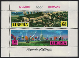 Liberia Olympic Games Munich 1972 MS 1971 MNH SG#MS1073 Sc#C192 - Liberia