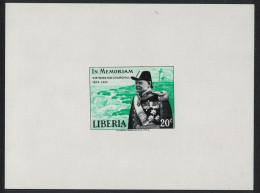 Liberia Churchill Commemoration 20c De-Luxe RAR 1966 MNH SG#925 - Liberia