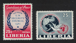 Liberia Membership Of UN Security Council 2v 1961 MNH SG#841-842 - Liberia